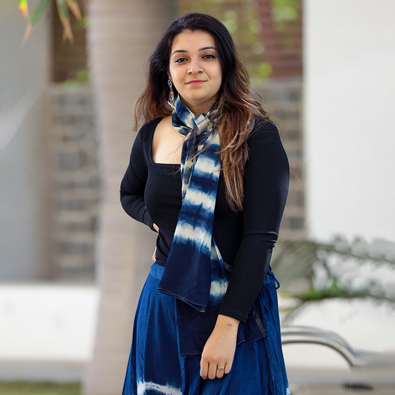 SHIBORI INDIGO SKIRT - Image 2