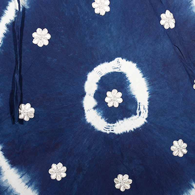 SHIBORI INDIGO SKIRT - Image 4