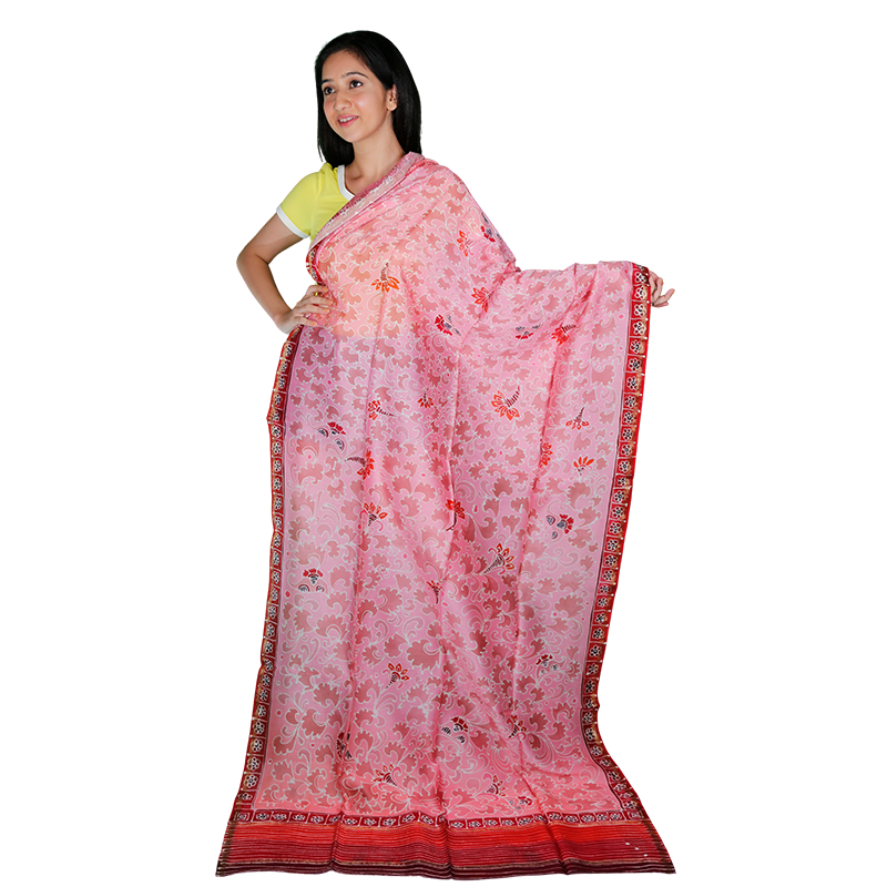 SILK DUPATTA - A DIVINE PINK