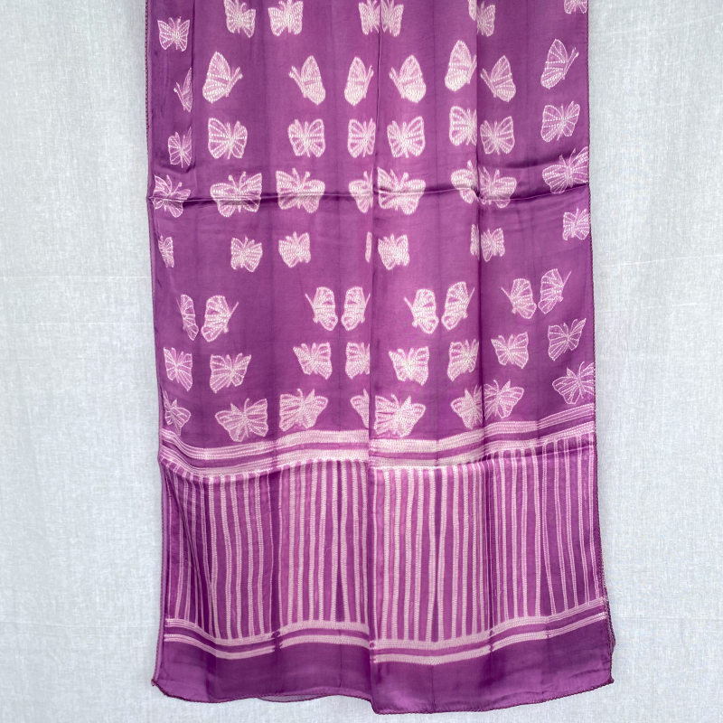 Butterfly print stole