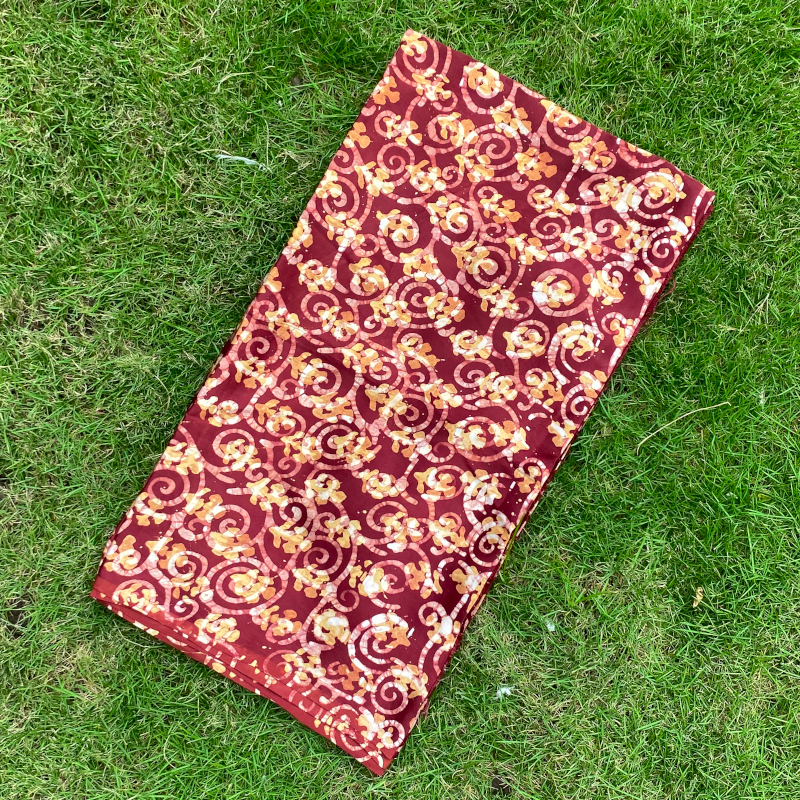 Batik fabric in modal silk